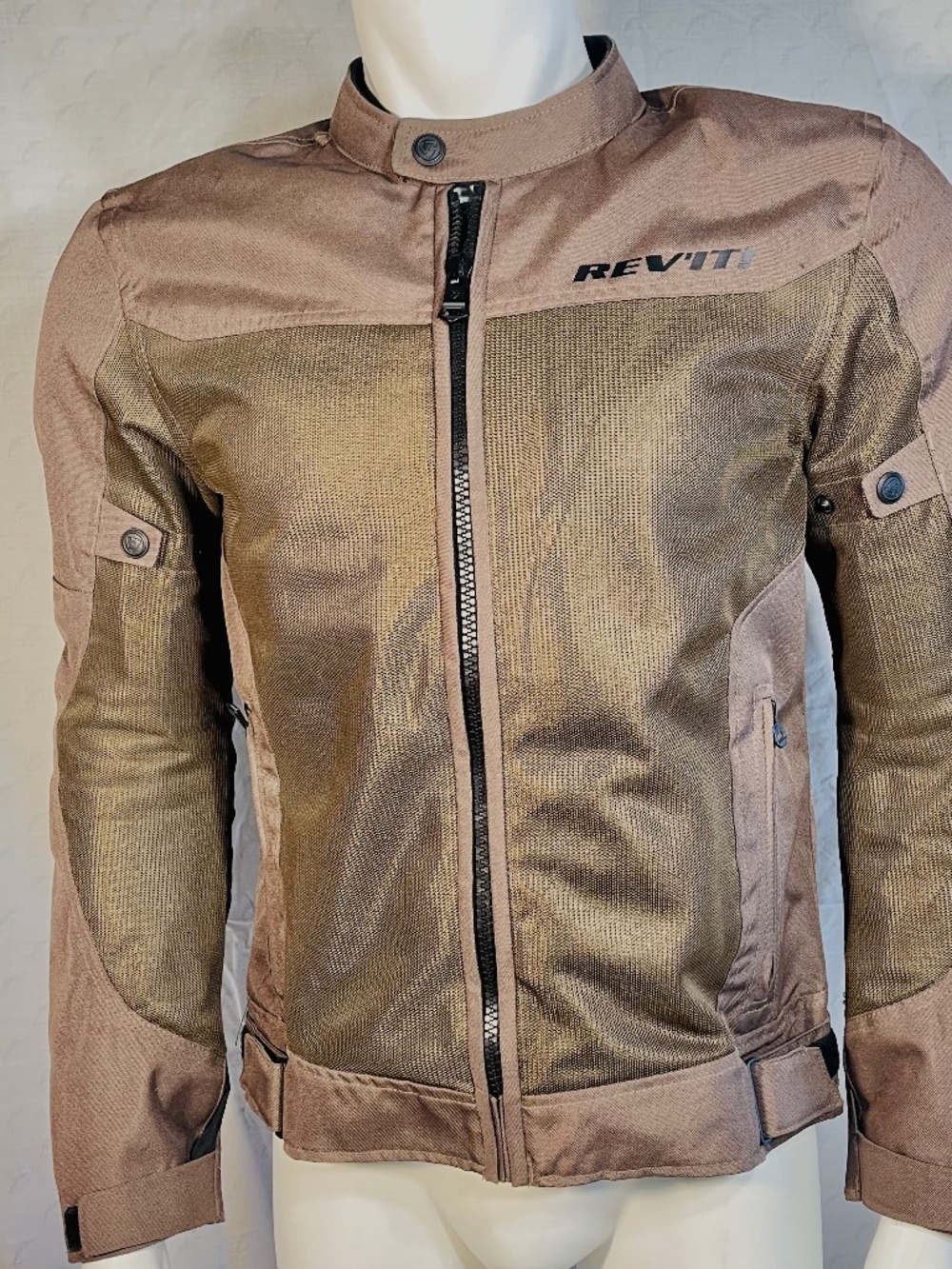Rev’It Eclipse 2 Mesh Motorcycle Jacket Tarmac Brown-With CE Armor- Medium